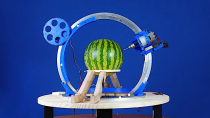 Thumbnail for Building a Watermelon Carving Robot with my 200IQ big brain | Gonkee