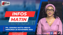 Thumbnail for 🚨 🚨 TFM LIVE : Infos matin - Pr : Sokhna Natta MBAYE  - 20 Novembre 2024