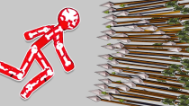 Thumbnail for when you have to dodge 3,790,173 arrows | GrayStillPlays