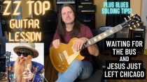 Thumbnail for How To Play Waiting For The Bus and Jesus Just Left Chicago By ZZ Top  - Plus Guitar Soloing Tips! | Marty5150