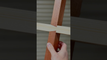 Thumbnail for I made cross half-lap joint with dovetailed #shorts | TWCDesign