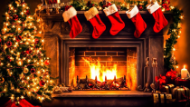 Thumbnail for Frank Sinatra, Nat King Cole, Bing Crosby, Dean Martin🎄 Best Classics Christmas Music with Fireplace | Christmas Ambience