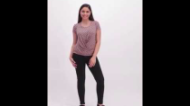 Thumbnail for Milk Nursingwear's Banded Hem Crossover Nursing Top - How it Works