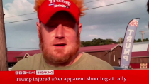 Thumbnail for While tons of faggots are going full retard on the assassination psyop, the BBC interviews a guy claiming cops ignored him pointing out the shooter crawling on the roof.