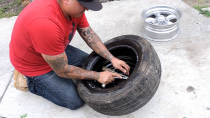 Thumbnail for How to take a tire off the rim really easy / How to put a tire on a rim | 1974chevrolet C10