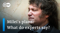 Thumbnail for What experts think of ‘anarcho-capitalist’ Milei’s plan to dollarize the Argentinian economy? | DW News