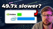 Thumbnail for This is Why GPUs are SLOWER Than CPUs (it's WEIRD...) | Low Level Learning