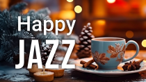 Thumbnail for Happy Lightly Winter Jazz ☕ Sweet Jazz Coffee & Positive Morning Bossa Nova Piano for Energy the day | Happy Jazz Music