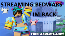 Thumbnail for playing roblox bedwars (IM BACK) | ytiseuqel