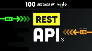 Thumbnail for RESTful APIs in 100 Seconds // Build an API from Scratch with Node.js Express | Fireship