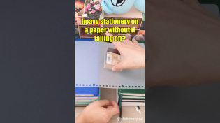 Thumbnail for Do you know any other ways to prevent stationery from falling down?#shorts | Stationery Pal