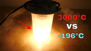 Thumbnail for Incandescent Bulb Filament In Liquid Nitrogen | The Action Lab