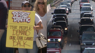 Thumbnail for L.A. Is Creating Traffic Jams to Push Commuters to Ride Bikes and Rail