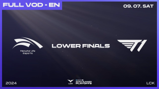 Thumbnail for HLE vs T1 | Lower Finals | Woori Bank 2024 LCK Summer Playoffs | LCK Global