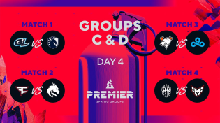 Thumbnail for Spring Groups 2024, Day 4: GamerLegion vs Liquid, FaZe vs Spirit, Virtus.pro vs C9, BIG vs Heroic | BLAST Premier