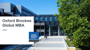 Thumbnail for Brookes Global MBA | Oxford Brookes University