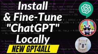 Thumbnail for GPT4ALL: EASIEST Local Install and Fine-tunning of "ChatGPT" like MODEL | Prompt Engineering