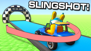 Thumbnail for I BROKE Physics to SLINGSHOT My Friends Into The Finish! | Kosmonaut