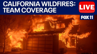 Thumbnail for LIVE UPDATES: California fires torch LA, Hollywood Hills, Palisades, Malibu, Pasadena, Sylmar | FOX 11 Los Angeles