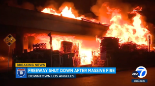 Thumbnail for Investigation continues into cause of fire that shut down 10 Freeway | ABC7