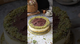 Thumbnail for Homemade Dubai Chocolate Cheesecake!😋 #food | Turkuaz Kitchen