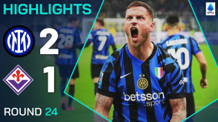 Thumbnail for INTER-FIORENTINA 2-1 | HIGHLIGHTS | Arnautovic Winner Ignites Scudetto Race! | Serie A 2024/25 | Serie A