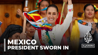 Thumbnail for (((Claudia Sheinbaum))) sworn in as Mexico’s first female president. I'm sure all the jewish drug cartels are very happy about this. If you think invader and drug runner problems were bad before, you've seen nothing yet oy vey