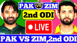 Thumbnail for 🔴Live : Pakistan vs Zimbabwe || 2nd ODI Match || PAKvsZIM || Live Score Match & Commentary | Rocky Cricket Sports