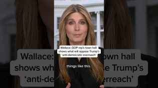 Thumbnail for Wallace: GOP rep's town hall shows what will oppose Trump's 'anti-democratic overreach' | MSNBC