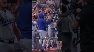 Thumbnail for The sound of Ohtani's 50th homer 🔊 (via @dodgers/TT) #shorts | ESPN MLB