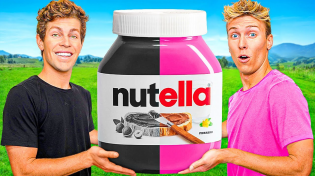 Thumbnail for Eating PINK vs BLACK Food Challenge! | Stay Wild