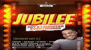 Thumbnail for JUBILEE, JOY AND LAUGHTER EVERYWHERE || SUNDAY SERVICE || 1ST SEPTEMBER 2024