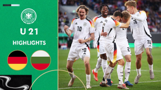 Thumbnail for U 21 secures ticket to the EUROS! | Germany vs. Bulgaria 2-1 | Highlights | Under-21 EURO Qualifier