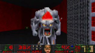 Thumbnail for Doom Christmas Cheer From The Chillzone (2021) MAP09: "Urban Winter" UV Max Speedrun 4:35 | Doom Speedruns by Andrea Rovenski