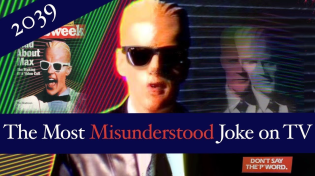 Thumbnail for On Max Headroom: The Most Misunderstood Joke on TV | Space Feather