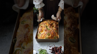 Thumbnail for Cheddar Jalapeno Focaccia❤️ | Turkuaz Kitchen