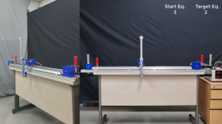 Thumbnail for World's first video of 56  transition controls for a triple inverted pendulum. | Embedded Control Lab.