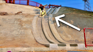 Thumbnail for INSANELY STEEP CONCRETE SLIDE SKATE | Braille Skateboarding