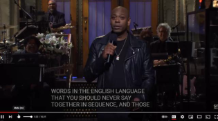 Thumbnail for DAVE CHAPPELLE'S KICK ASS OPENING MONOLOGUE ON SNL, KANYE, TRUMP & MORE