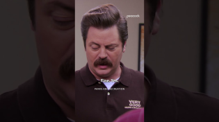 Thumbnail for I can see the resemblance #ParksAndRec #RonSwanson #NickOfferman #Shorts | Peacock