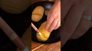 Thumbnail for Hasselback potatoes | ThatDudeCanCook