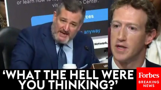 Thumbnail for BREAKING NEWS: Ted Cruz Unleashes On Mark Zuckerberg In Senate Judiciary Hearing On Social Media | Forbes Breaking News