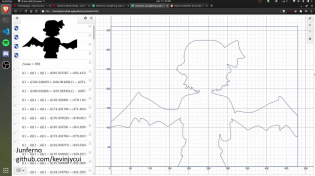 Thumbnail for Bad Apple!! played on Desmos but it's high quality with Bezier Curves | Junferno