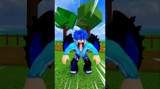 Thumbnail for BLOX FRUITS, BUT IF I TOUCH THE GRASS, I'LL BE BANNED! ⛏ #shorts | Zoomy