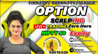 Thumbnail for LIVE  TRADING NIFTY50  EXPIRY  || 07 NOV || #thetradingfemme #nifty50 #banknifty #livetrading | The Trading Femme