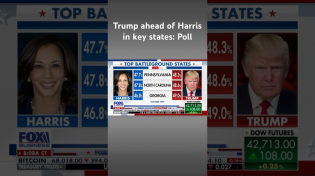 Thumbnail for Trump is ahead in every battleground state, according to recent poll #shorts | Fox Business