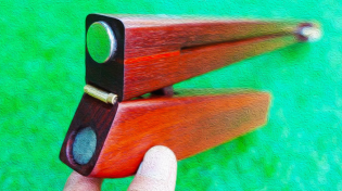 Thumbnail for The ultimate self-defense with a foldable slingshot | Wooden DIY