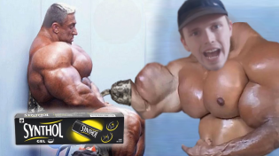 Thumbnail for Fake Synthol Muscle Man Fights Real MMA Fighter (His Arm Leaks) | TotallyPointlessTV