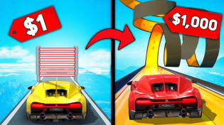 Thumbnail for $1 vs $1000 STUNT RACES in GTA 5 | GrayStillPlays