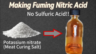 Thumbnail for Making Fuming Nitric Acid(No Sulfuric Acid!) | ChemiCode